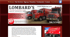 Desktop Screenshot of lombardwasteservices.com